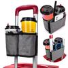 Travel Luggage Cup Holder Durable Free Hand Suitcase Drink Bag Travel Milk Tea Coffee Mugs Holder Fits All Suitcase Handles