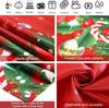 Blulu 72.8 x 43.3 Inch Christmas Banner Photography Backdrop Fabric Winter Red Ball Snowflake Photo Christmas Background