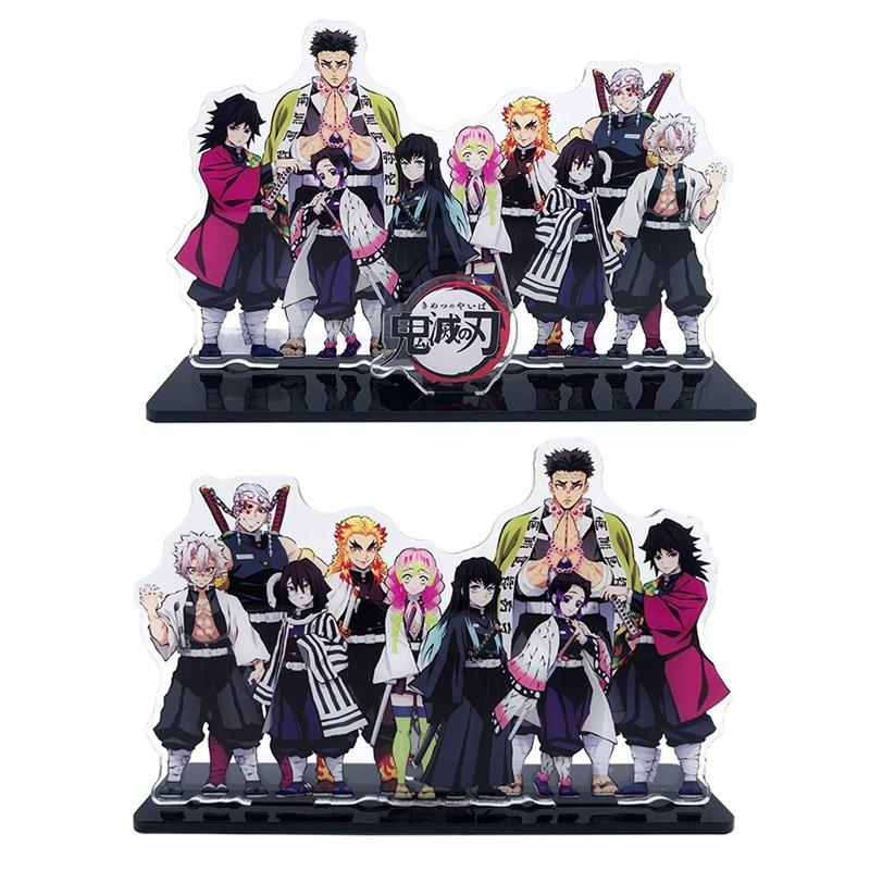 Аниме Demon Slayer стоячая фигурка Kimetsu No Yaiba настольная подставка миниатюрная фигурка декор
