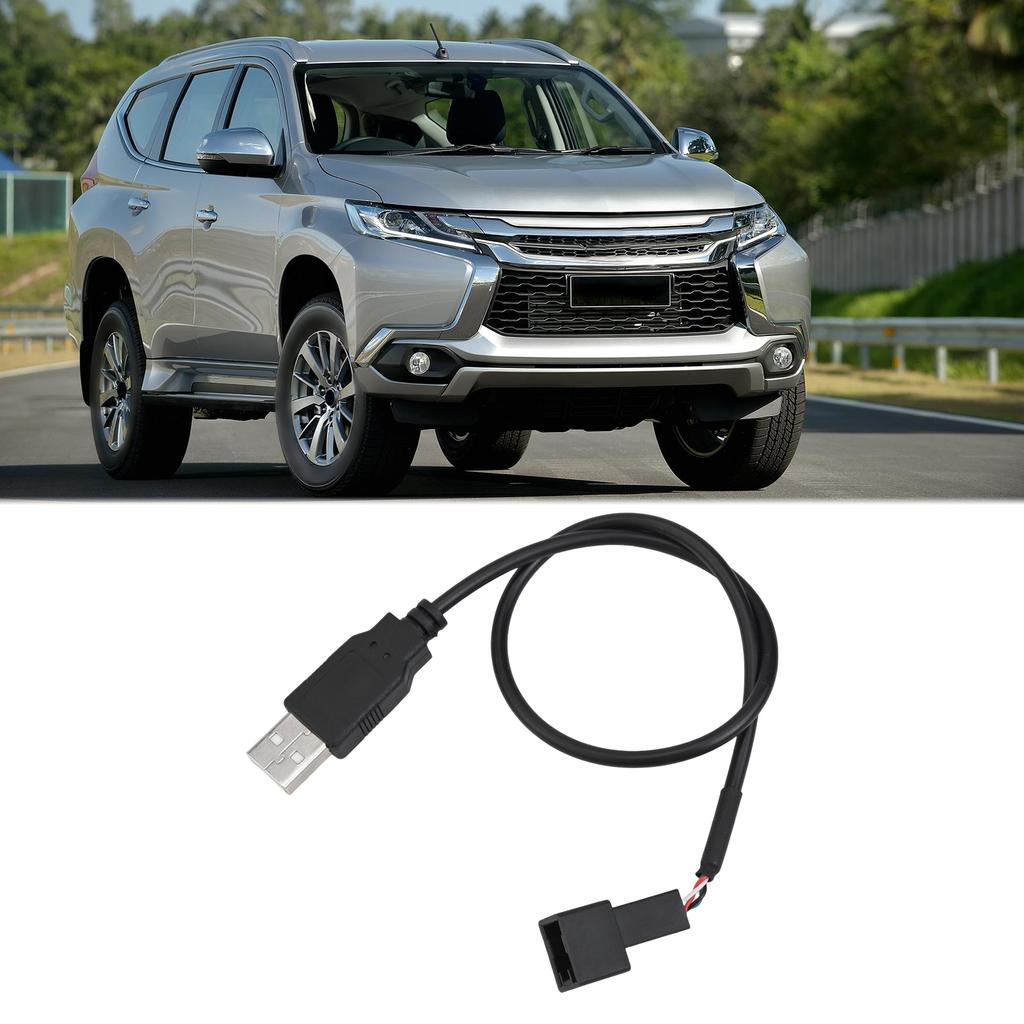Автомобильный USB-кабель USB-кабель «мама» — «папа» Практичный процесс установки Надежное соединение Подходит для автомобильного USB-интерфейса