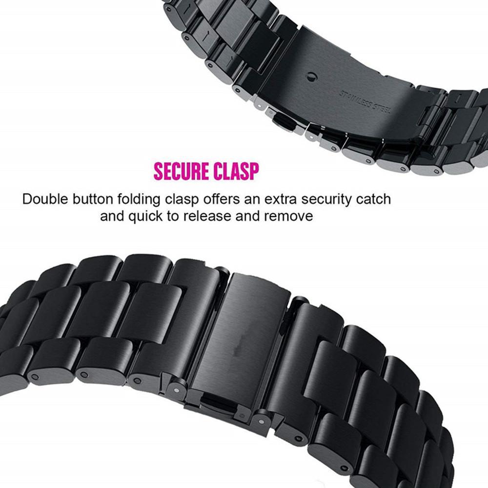 20 мм/22 мм ремешок Для Amazfit GTS/2/3/4/2e/GTS2 Mini/GTR2/2e/stratos/3/4/47 браслет для часов из нержавеющей стали correa Amazfit bip ремешок