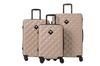 Set of 3 MARU CHAMPAGNE HELLO KITTY Rigid Suitcases