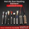 220В Нагревательный элемент Нагревательное ядро 2000Вт 850/858D Паяльная станция Инструмент с горячим воздухом 9 стилей Керамический нагревательный элемент Нагреватель