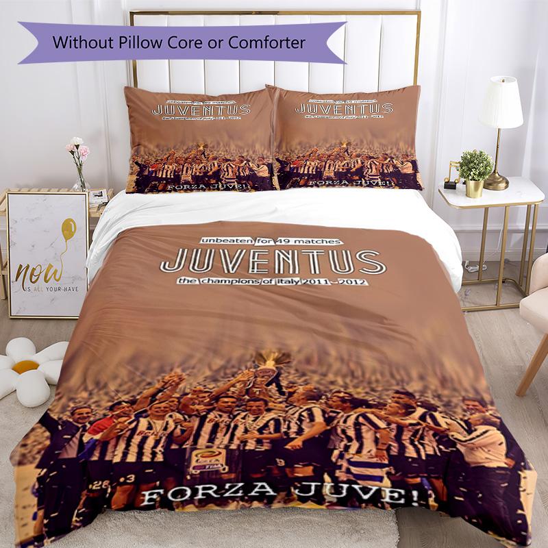 Juventus Bedding Set Breathable Duvet Cover With Pillowcases Home Decoration Birthday Gift