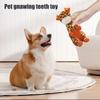 Мягкая игрушка в форме мультяшного животного, игрушка для чистки зубов у собак, массажер для десен, износостойкая пищащая плюшевая игрушка для детей, игрушка для здоровья полости рта у собак
