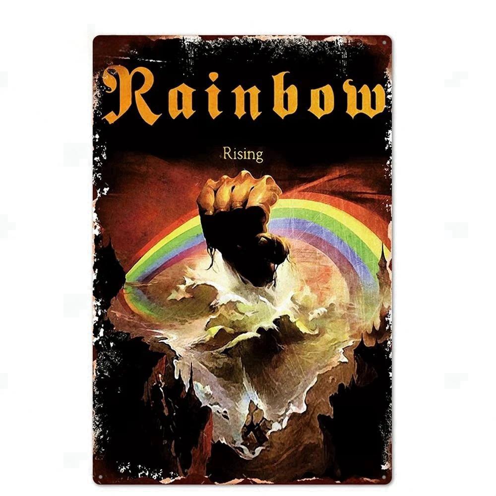 Vintage Rock Band Metal Sign Metal Poster Sign Plaque Metal Wall Plate Workshop Bar Pub Garage Club Retro Home Wall Decor