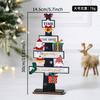 1pc Wooden Xmas Tree Ornaments Santa Claus Snowman 2026 Merry Christmas Home Decoration New Year Desktop Decor Navidad