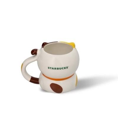 Керамическая кружка Starbucks Asia Fortune Lucky Cat 2026 года, 15 унций