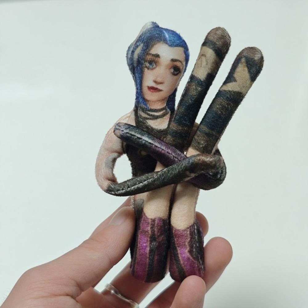 Legend Jinx Ekkos Plush Doll Jinx Legend Vi Plush Stuffed Doll Mascot Cosplay Birthday Christmas Gift