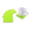 Nonslip Square Silicone Coasters Effective Silicone Coasters Practical Square Insulated Mat To Protect Furniture