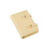Leather Cover Mini Notepad Spiral Bound A7 Notebook Retro Business Memos  Diary