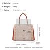 New Women's Handbag Light Luxury Embroidered Cowhide Bag Fashionable Versatile Commuter Bag