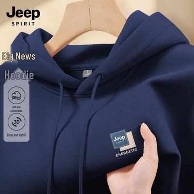 JEEP SPIRIT Мужская повседневная толстовка с капюшоном 2025