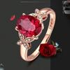 Sace Gems Классическое кольцо из медного сплава с цирконом, женские ювелирные изделия, свадебный подарок для вечеринки