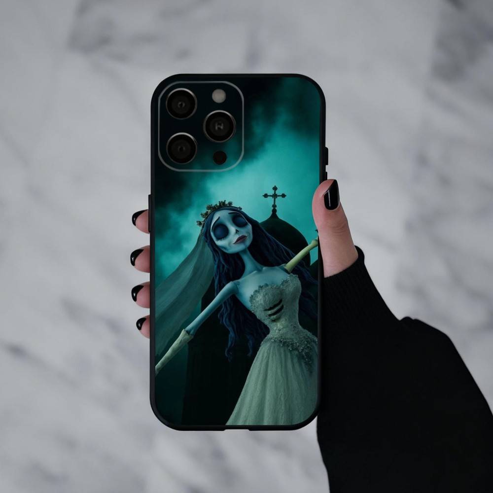 CB C-Corpse B-Bride-s H-Horror-R Чехол для телефона для iPhone 17pro, 16,15,14,13,12,11 X XR Plus,Другие Мягкий Черный Чехол