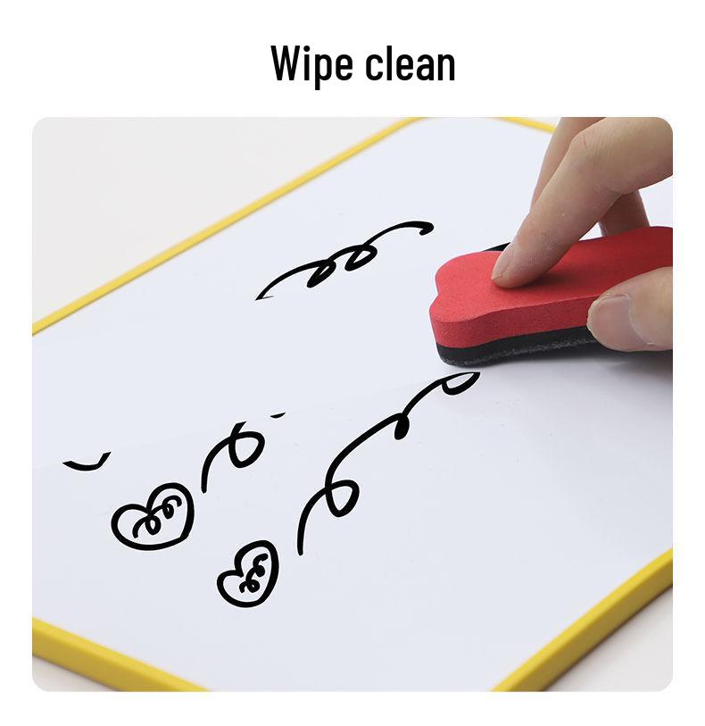 Двусторонняя магнитная мини-доска: Стираемая настенная доска для записей, преподавания и рисования