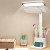 LED Desk Lamp 3 Levels Dimmable Touch Night Light USB Rechargeable Eye Protection Foldable Table Lamp For Bedroom Bedside Desk