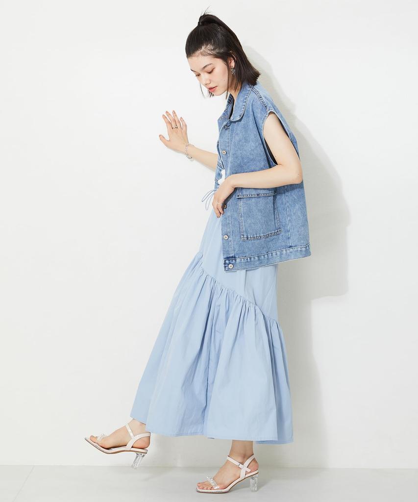 Прозрачные сандалии [Oriental Traffic], Каблук, 7,8 см, Женственные, Женские, MO42201, 23,0 см~23,5 см