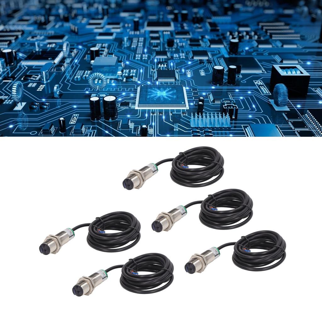 5 шт. инфракрасный фотоэлектрический датчик дальность обнаружения 2 м модуль датчика обхода препятствий 10‑30 В постоянного тока NPN N