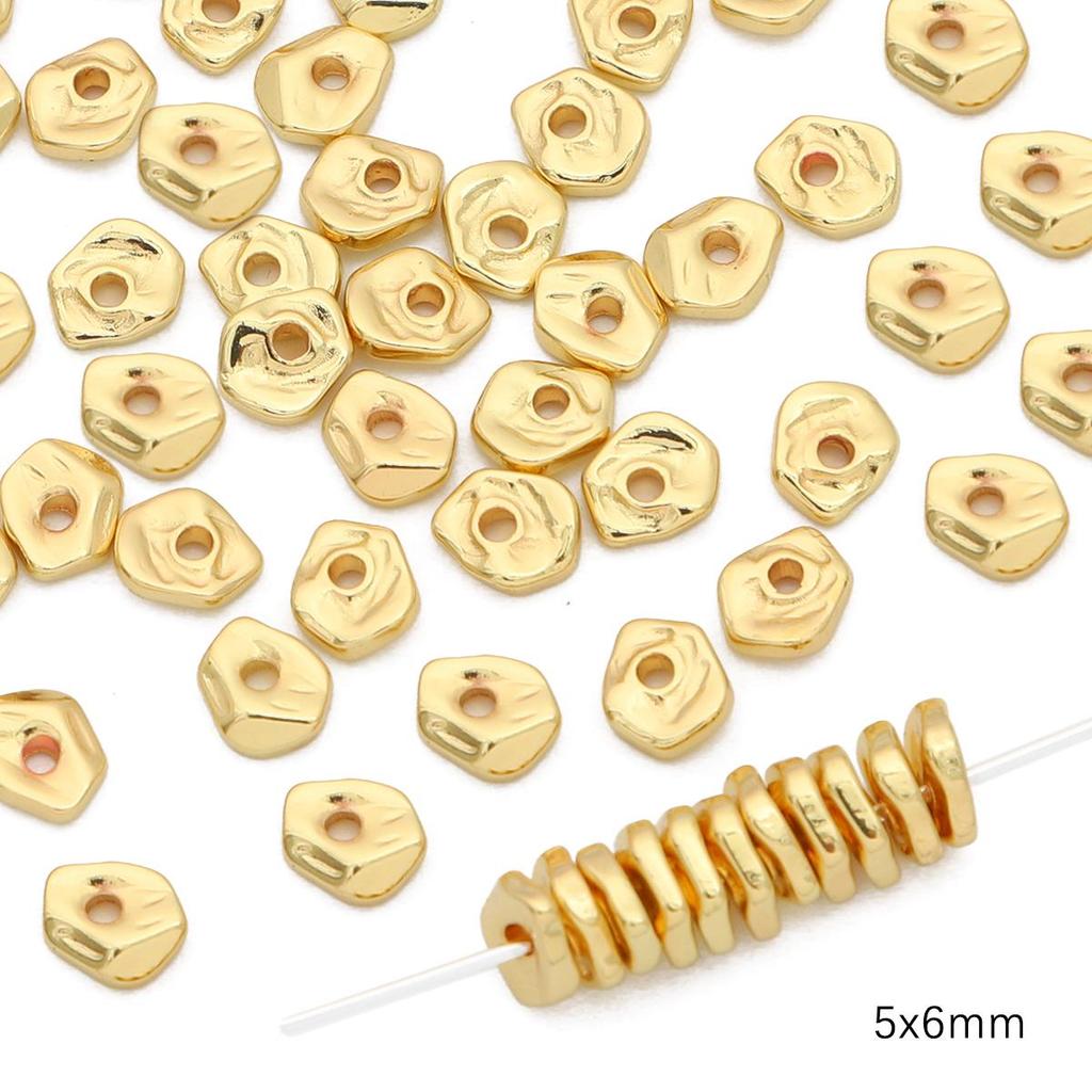 10 шт. медные бусины-разделители, подвески для изготовления ожерелья, браслета, ювелирных изделий своими руками