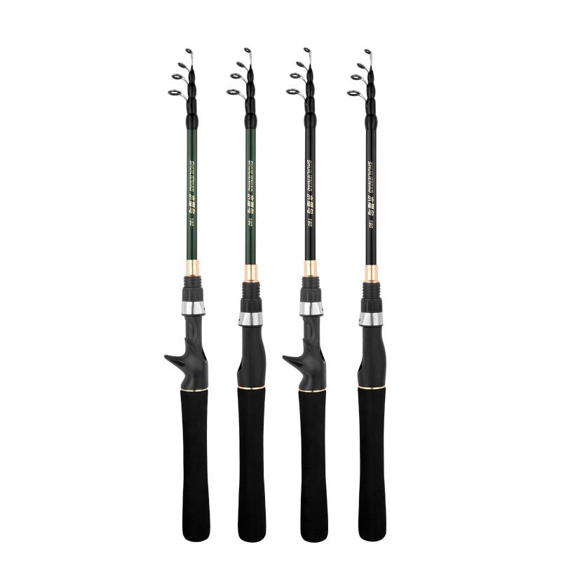 Углепластиковое ультракороткое телескопическое удилище для ловли на приманку с пистолетной рукояткой - Спиннинговое удилище для дальнего заброса