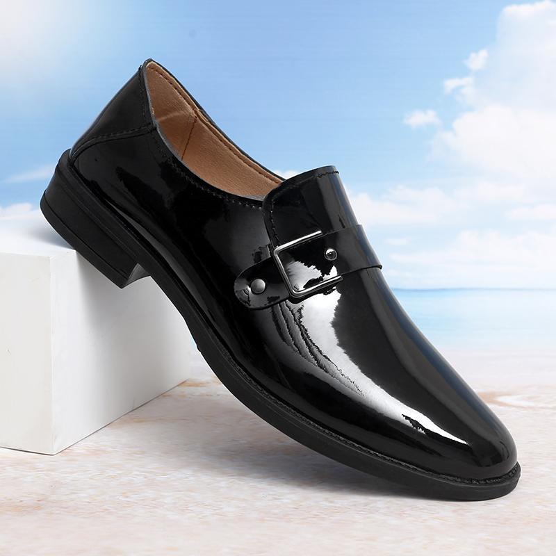 Модная британская новая остроносая белая черная обувь из натуральной кожи для мужчин формальная свадебная выпускной вечер платье возвращения домой конкурс монки лоферы