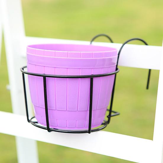 3 шт., уличные садовые перила, полка для цветочного горшка, вешалка для цветочного горшка, прочная несущая нержавеющая сталь, прочный металлический подвесной держатель для цветочного горшка