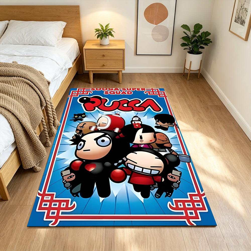 Pucca Large Mouse Pad Desk Mat Study Desk Mat Non-Slip Rubber Bottom Perfect Gift for Gamers