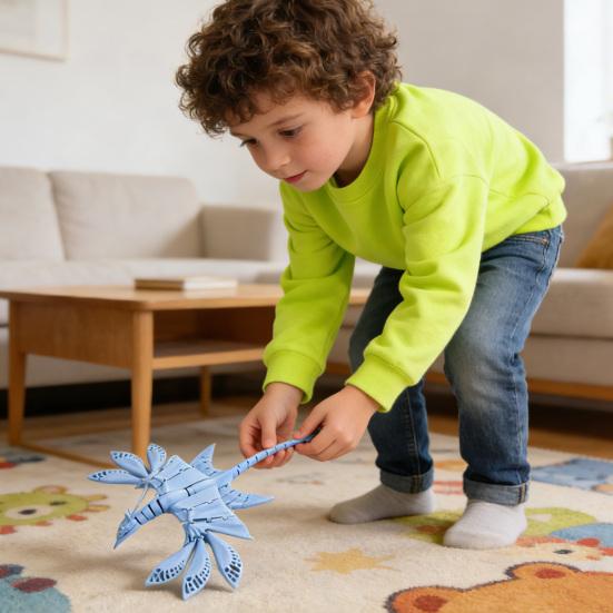 3D-печатный птерозавр с гибкими шарнирными крыльями, игрушка летающий дракон, реалистичная игрушка-антистресс для взрослых