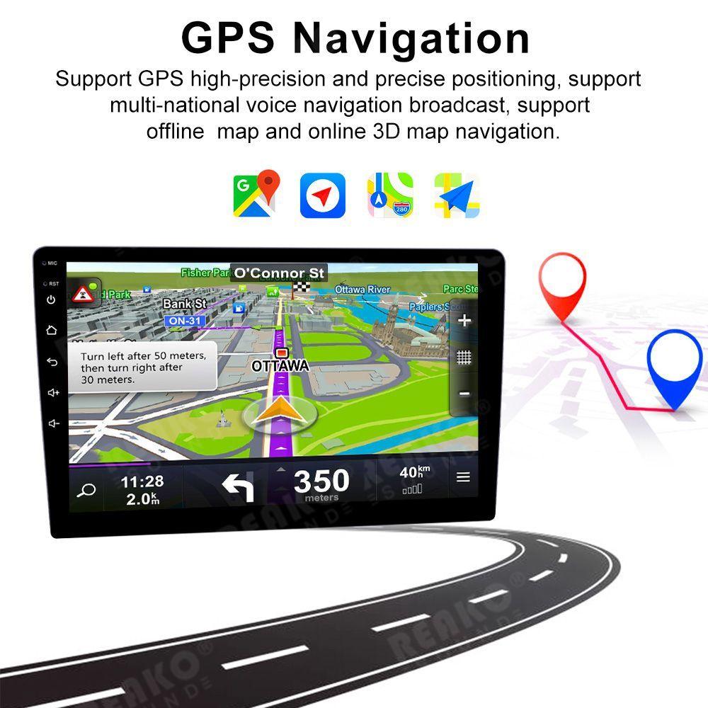REAKOSOUND 2 Din Android 12 4G NET 7-дюймовый автомобильный радиоприемник мультимедийный видеоплеер 2Din навигация GPS FM для Nissan Kia Honda VW Hyundai