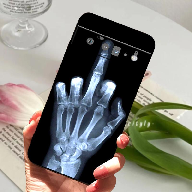 For Google Pixel 6 Pro 5G Case GF5KQ Soft Silicone TPU Phone Cover For GOOGLE PIXEL6 PRO Coque Shockproof Bumper Cute Animal