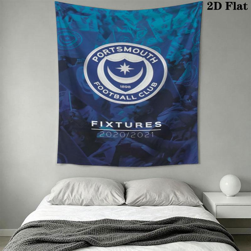 Portsmouth Wall Hanging Printed Fabric Blanket Decorative Tapestries for Bedroom Living Room Home Decor