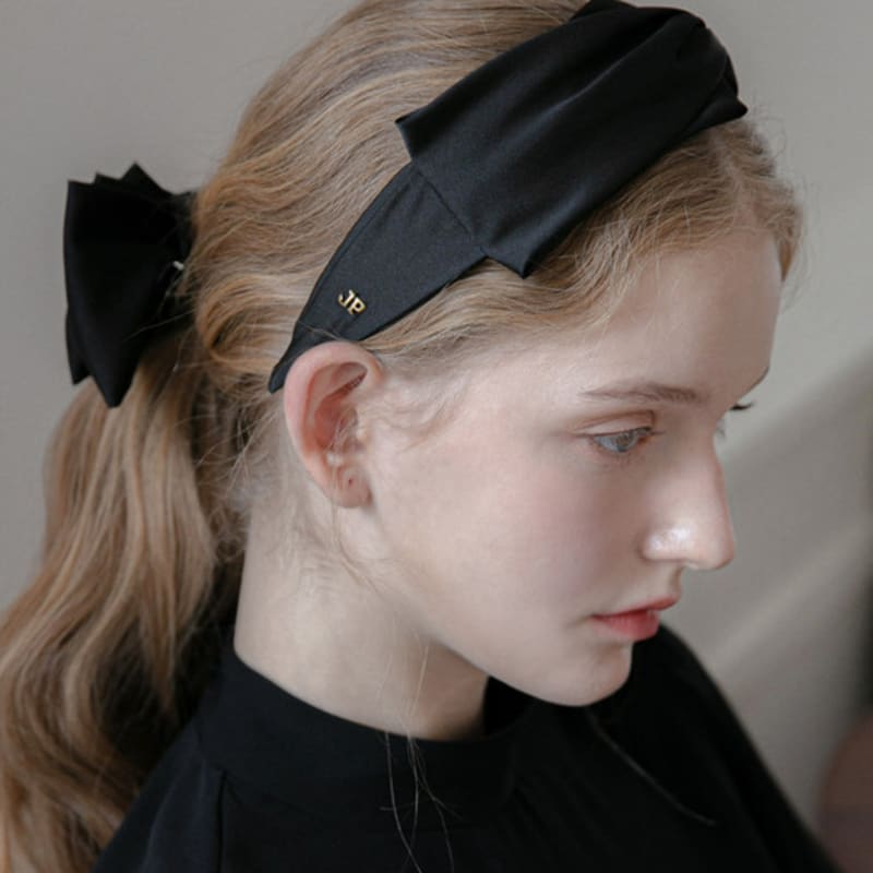 Жан Поль Кларисс Сатин Неравномерный Твист Повязка для Волос JP-22-213HB