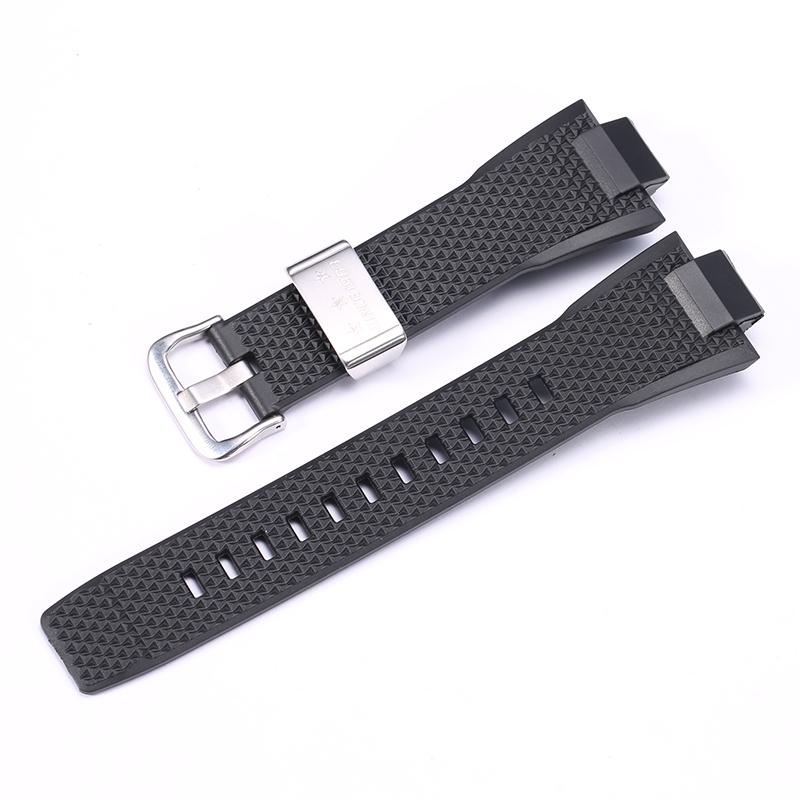 Смоляной ремешок для часов Casio Steel Heart GST-B400 Мужской Спортивный Водонепроницаемый Браслет с Быстросъемным Замком Резиновый Аксессуары