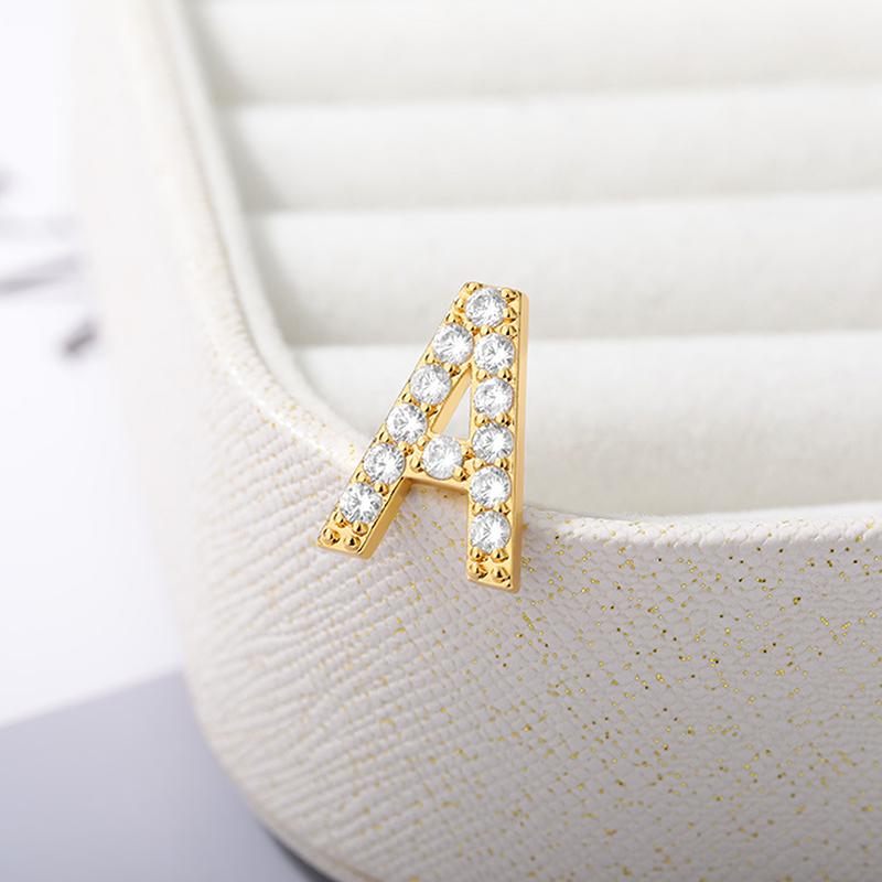 A-Z Letter Brooches For Women Initial Name Brooch Pins For Suit Shirt Collar Accessories Brooch Jewelry