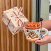 Birthday Gift Cat Water Cup Girl Cute Ceramic Mug with Lid and Spoon High-value Souvenir Gift Box