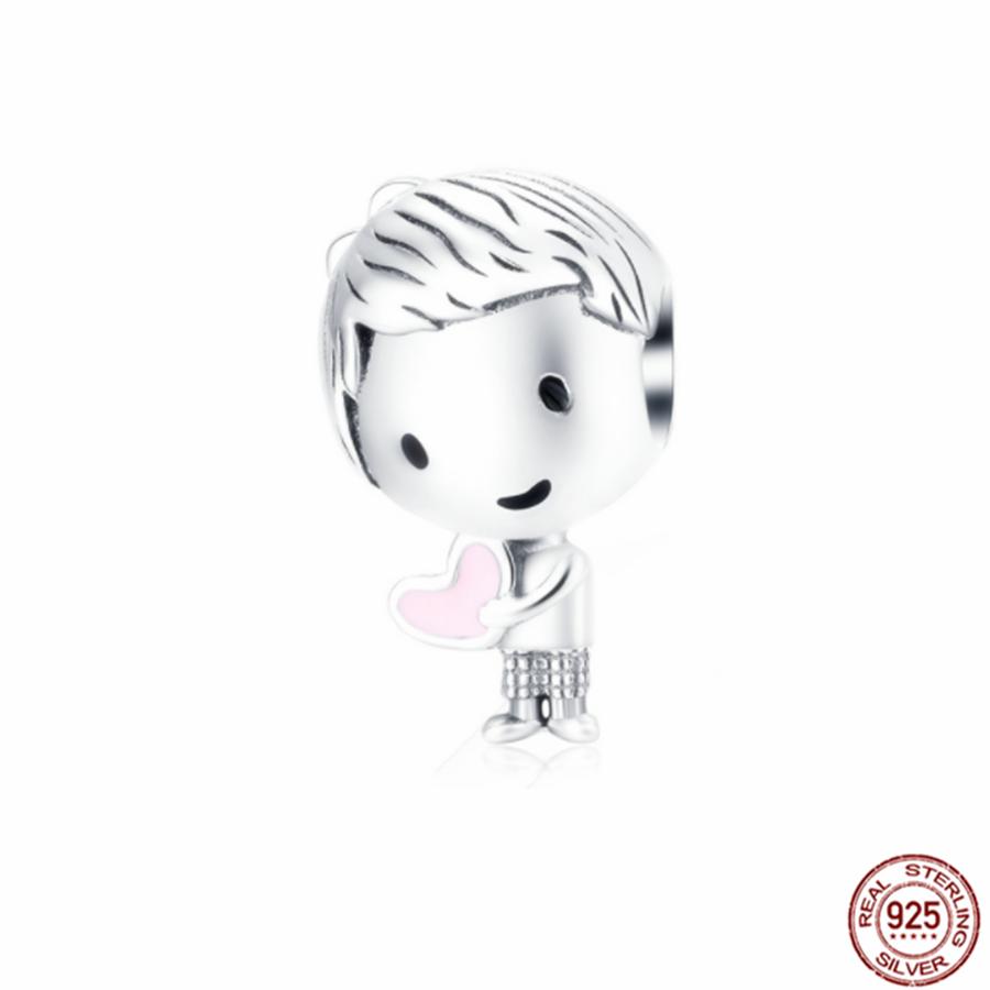 Подходят оригинальные браслеты, подвески, ювелирные изделия, новые S925 стерлингового серебра, сверкающие бусины камеры, семейное дерево, воздушный шар, щенок, кошка, кулон