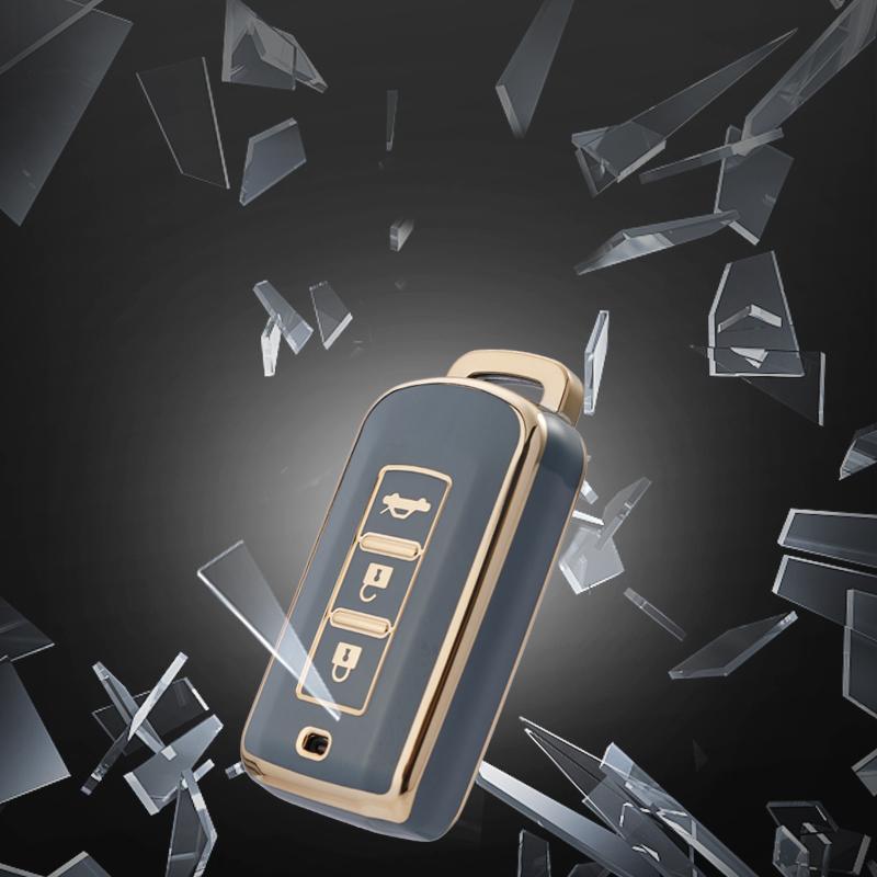 3 Button TPU Car Remote Key Case Cover Shell For Mitsubishi Outlander ASX Pajero LANCER Sport Eclipse Cross Protective Fob Accessories