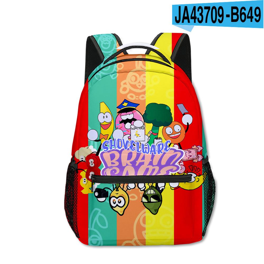 Kpop Funny Youthful School Bags Unisex Shovelware Brain Game Travel Bags 3D Print Oxford Waterproof Notebook Shoulder Backpacks