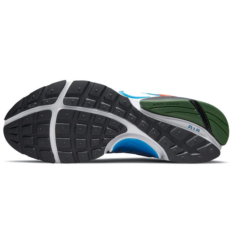 Nike Кроссовки унисекс Air Presto Forest Green Team-оранжево-белые фото-синие CT3550-300