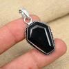 Черная шпинель, драгоценный камень, твердое серебро 925 пробы, женские подвески ручной работы, ювелирные изделия