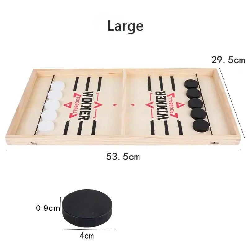 Настольный хоккей Темповая настольная игра Sling Puck Fast Sling Puck Winner Party Game Взрослая детская семейная игра Настольная игра Battle