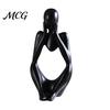 Minimalist Art Statue Thinker Statue, Modern Abstract Sculpture, 3D Printed Home Office Decoration Collectible Figurine for Bookshelf Desktop