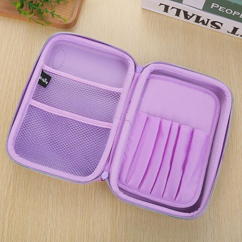 Многофункциональный пенал Lezhiyuan Sequin для учеников начальной школы, пенал EVA в стиле Smiggle