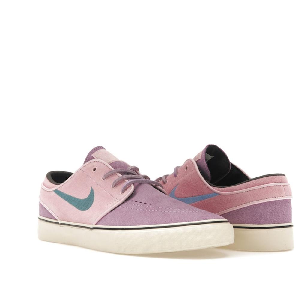 Nike Zoom Stefan Janoski+ SB Lilac Medium Soft Pink Кроссовки унисекс Purple Noise-Aqua Coconut-Milk DV5475-500
