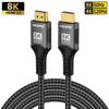 8K HDMI-Совместимый 2.1 Кабель 8K@60Hz 48Gbps ARC HDCP Ультра Высокоскоростной HDR Для RTX Видеокабель ПК Ноутбук Проектор 4K@120Hz HD Телевизор