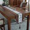 Table Flag Jiangnan Spring View Zen Dining Table Cloth Tea Table Fabric Long Coffee Table Tablecloth Tea Table Mat