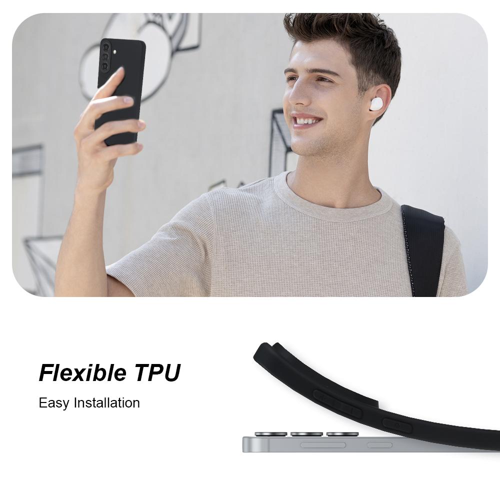 For Samsung Galaxy A55 5G Case GRS Certified RCS Eco-Friendly Material Single Side Matte Slim Anti Drop Phone Cover