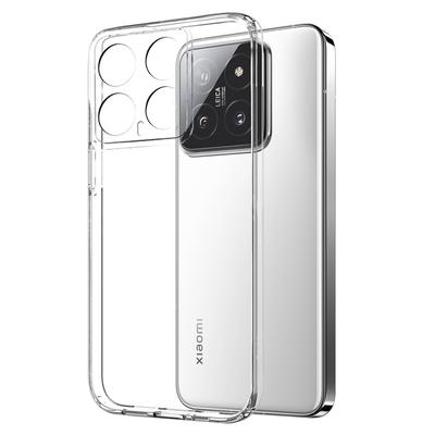 NORTHJO Чехол для Xiaomi 14 из ТПУ, амортизирующий, чехол для телефона с пленкой из закаленного стекла
