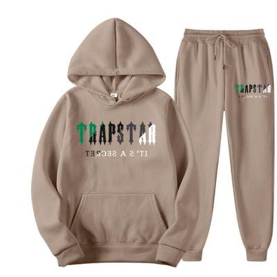 TRAPSTAR Унисекс Флисовый Худи с Принтом Букв Комплект